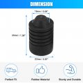 X Autohaux 2pcs Hood Rubber Bumper Bonnet Spin Stops Cushion Stoppers Black For Nissan Altima 1996-2006 Xterra