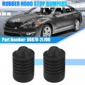 X Autohaux 2pcs Hood Rubber Bumper Bonnet Spin Stops Cushion Stoppers Black For Nissan Altima 1996-2006 Xterra