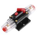 Manual Reset Car Circuit Breaker 20amp Dc 12v To 48v Waterproof Inline Fuse Holder Protector For Boat Trucks Rv Atv And Audio