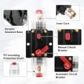 Manual Reset Car Circuit Breaker 20amp Dc 12v To 48v Waterproof Inline Fuse Holder Protector For Boat Trucks Rv Atv And Audio