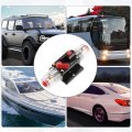 Manual Reset Car Circuit Breaker 20amp Dc 12v To 48v Waterproof Inline Fuse Holder Protector For Boat Trucks Rv Atv And Audio