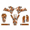 2007 Xcf-w Jester Orange Senge Graphics Base Kit For Ktm 