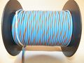 Light Blue Orange Striped 18 Ga Gauge Awg Gxl Wire 100 Spool For Automotive Truck Motorcycle Rv General Purpose Copper 94 O D 