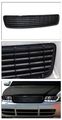 Audi A4 S4 B5 Euro Black Horizontal Front Hood Bumper Grill Grille Abs 