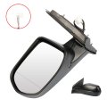 Black Driver Side View Mirror Textured With Power Adjustment Compatible For 2012-2016 Honda Cr-v 76250t0aa01