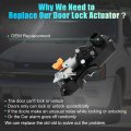 X Autohaux Front Right Side Power Door Lock Actuator Motor For Cadillac Cts 2009-2014 25876535 22741952 20786540 20922216