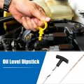 X Autohaux Engine Oil Level Indicator Dipstick Ford F-250 1994-1996 F-350 For F Super Duty 10182343 03091114 Black