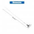 X Autohaux Engine Oil Level Indicator Dipstick Ford F-250 1994-1996 F-350 For F Super Duty 10182343 03091114 Black