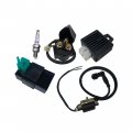 Shumandala Cg Cdi Ignition Coil Regulator Rectifier Relay Spark Plug For 49cc 50cc 70cc 90cc 110cc 125cc Atv Chinese Go Kart 