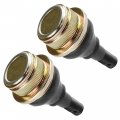 Caltric Two Lower Ball Joints Compatible With Kawasaki Mule 3010 Kaf620-e 2001 2002 2003 2004-2008