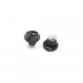 Uxcell 10pcs T4 2 Blue 3020led Car Vehcile Interior Dashboard Panel Light Bulb Black Shell
