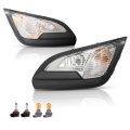 Halogen Fog Lights Lamps Assembly W Cover Bezels Pair L R For Ford Ecosport 2018-2022 Gn1z15266aa Gn1z15266ab Gn1z15266bc 