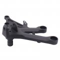 Newyall Black Front Rider Footrest Foot Pegs Bracket Set