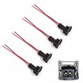 Fuel Injector Connector Plug Ev1 Obd1 Pigtail Wiring Clips 2 Wire 5 In Harness 4 Piece Set Hsfiev1-4r 