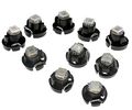 10 X T3 1smd 1210led Car Indicator Dashboard Climate Control Switch Lights Blue 