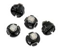 10 X T3 1smd 1210led Car Indicator Dashboard Climate Control Switch Lights Blue