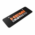 Hemi 5 7 Liter 3d Logo 12 X 4 25 European Look Black Half-size Stainless Steel License Plate 