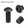Uxcell M8x20mm Hex Socket Button Head Cap Bolts Screws Alloy Steel 10pcs