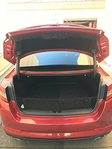 Eaccessories Ea Rear Trunk Organizer Cargo Net For Kia Optima 2005-2015 A Envelope Style Sedan Premium Mesh Elastic Car Vehicle