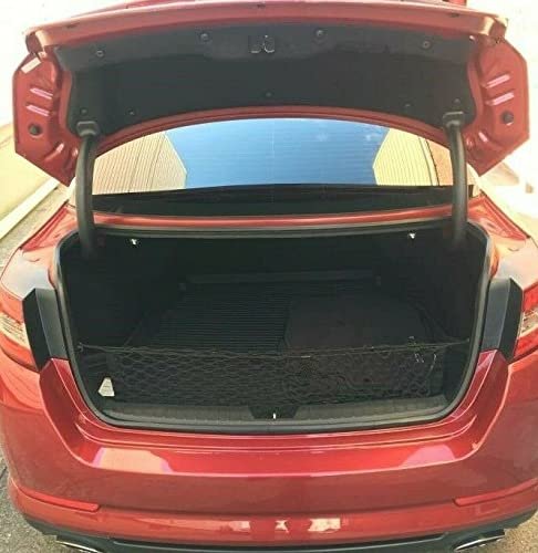 Eaccessories Ea Rear Trunk Organizer Cargo Net For Kia Optima 2005-2015 A Envelope Style Sedan Premium Mesh Elastic Car Vehicle