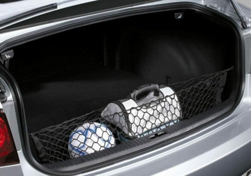 Eaccessories Ea Rear Trunk Organizer Cargo Net For Kia Optima 2005-2015 A Envelope Style Sedan Premium Mesh Elastic Car Vehicle