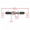 Caltric Rack Pinion Steering Gear Box Compatible With Yamaha G29 Gas Electric Jw1-f3400-00