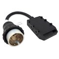 Rv Shore Power Adapter Cord Ss2 50p To 4 20r And 15r 50a 20a 220v 110v 1 5 Ft With Two 20 Amp Circuit Breakers Model 65023 