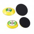 Uxcell 2-inch 3-inch Hook And Loop Sanding Pad M6x10mm Thread Sandpaper Backing Plate For Sander Polisher 4 Pcs