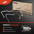 A-premium Inlet And Outlet Engine Oil Cooler Line Hose Assembly Compatible With Chevrolet Impala 2000-2005 V6 3 8l 2-pc Set