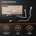 A-premium Inlet And Outlet Engine Oil Cooler Line Hose Assembly Compatible With Chevrolet Impala 2000-2005 V6 3 8l 2-pc Set