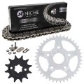 Niche Drive Sprocket Chain Combo For Honda Atc200x Front 12 Rear 40 Tooth 520v O-ring 88 Links
