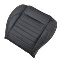 Driver Bottom Top Perforated Leather Seat Covers Black For Ford Mustang 2010 2011 2012 2013 2014