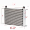 G-plus 28 Row An10-10an Universal Racing Aluminum Engine Transmission Oil Cooler