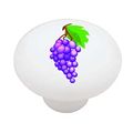 Grape Bunch Decorative High Gloss Ceramic Drawer Knob 