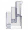 Marketing Holders 4a W Brochure Holder Organizer 3 Tier 6 Pocket Acrylic Value Pack Of 2 Booklet Menu Hand Out Multi Slot 