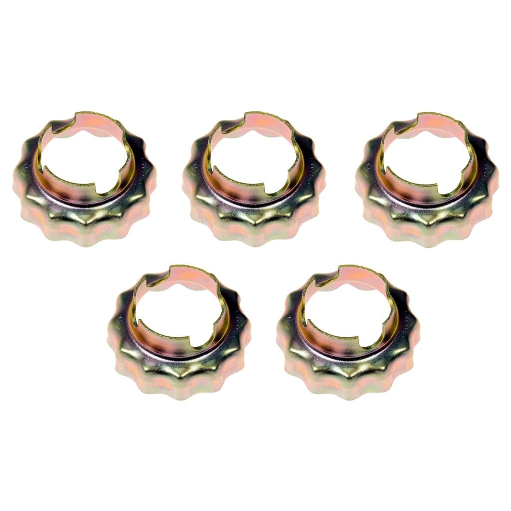 Spindle Nut Retainers For Chrysler Cirrus 1995 1996 1997 1998 1999 2000 5 Pieces Steel 32 Millimeters Hex M22 1 5 Thread