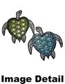 Carscover Blue Green Turtles Crystal Diamond Bling Rhinestone Black Car Suv Truck High Back Seat Covers