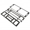 Center Console Trim For Bmw E46 M3 1998-2005 Carbon Fiber Interior Frame Cover Kit Car Decoration Accessories