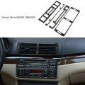 Center Console Trim For Bmw E46 M3 1998-2005 Carbon Fiber Interior Frame Cover Kit Car Decoration Accessories