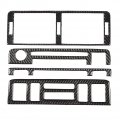 Center Console Trim For Bmw E46 M3 1998-2005 Carbon Fiber Interior Frame Cover Kit Car Decoration Accessories