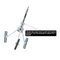 Engine Cylinder Hone Deglazer 2 Inches To 6-1 Adjustable 4 Long Blade With100 220 400 Grit Stones Piston With Black Case