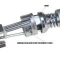 Engine Cylinder Hone Deglazer 2 Inches To 6-1 Adjustable 4 Long Blade With100 220 400 Grit Stones Piston With Black Case