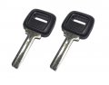 Blank Keys For 760 780 940 960 850 Glt C70 S80 S70 V70 S90 V90 2 Pack Metal Black 