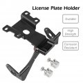 Akozon License Plate Holder Tail Fender Eliminator Mount Bracket With Led Light For Yamaha Mt-07 Fz-07 2014-2018