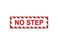 Compliancesigns Plastic Watch Your Step Sign 7 X 2 In With English Text White 