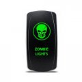 Ch4x4 Rocker Switch Zombie Light Symbol Green Led