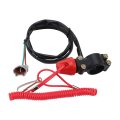 7 8 22mm Handlebar 2 Wire Tether Kill Switch With Waterproof Plug Replacement For 50cc 70cc 90cc 110cc 125cc 150cc Atv 4 