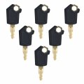 Molloparts 5p8500 6 Pcs Ignition Keys 5p-8500 8v4404 9g2777 Compatible With Caterpillar Skid Steer Loader 236 236b 236b3 236d