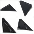 Waltyotur Right Side Passenger Exterior View Mirror Flag Molding Triangle Trim Replacement For Grand Caravan 2008-2017 Town