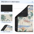 Mchiver Island Palm Trees Car Seat Belt Cover For Adults Boys Girls Soft Straps Shoulder Pads 2 Pieces Auto Seatbelt Cushion 6